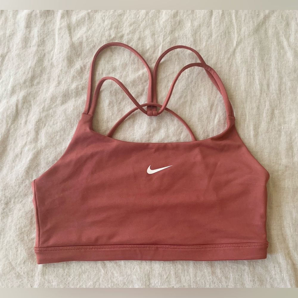Dusty Rose Nike Sports Bra